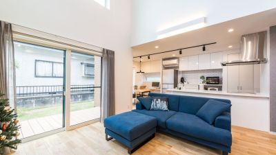 インテリアのバランスがセンス抜群のモダンな家