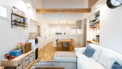 ロンハーマンのような趣があるロフト付きの平屋