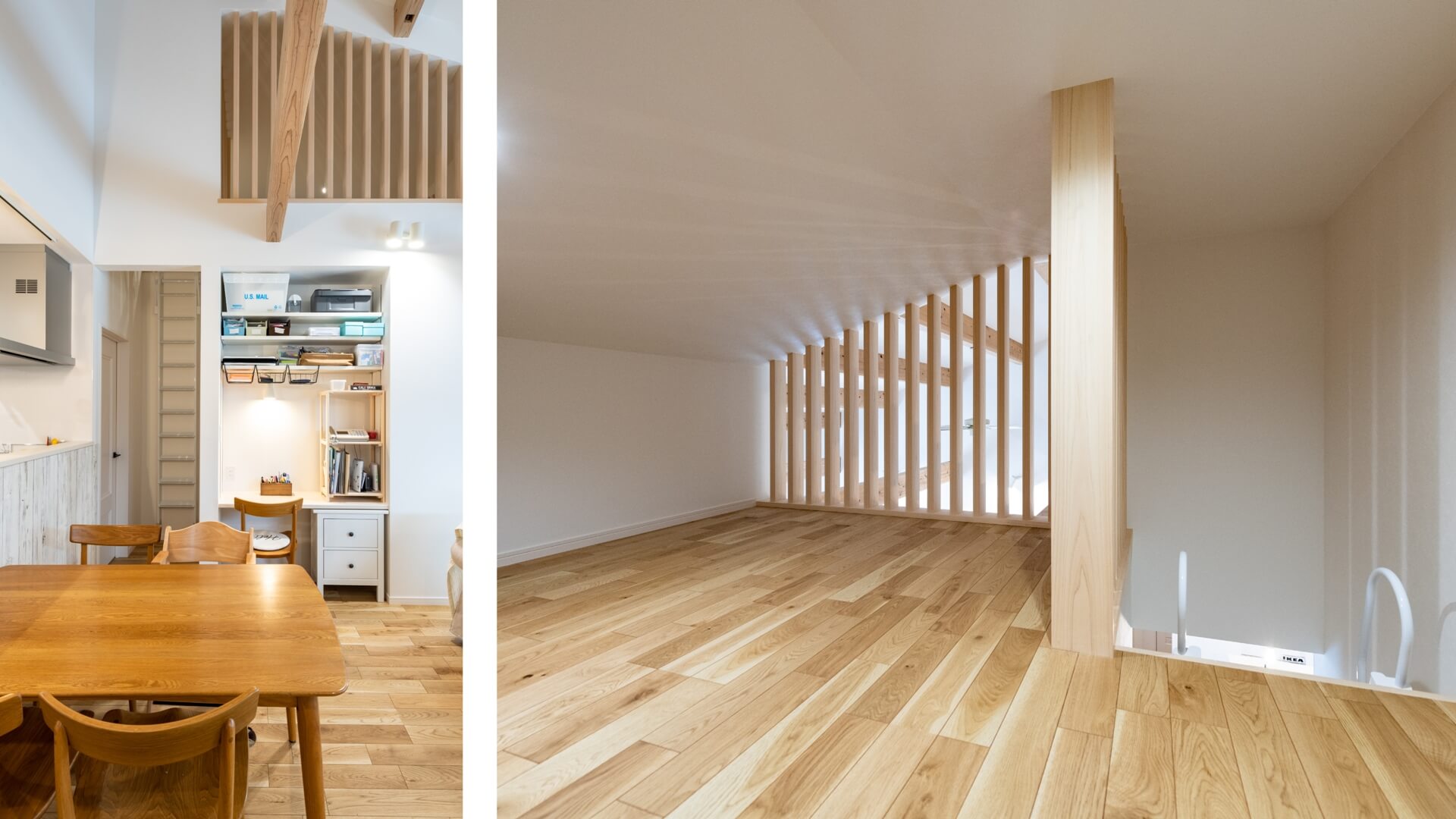 ロンハーマンのような趣があるロフト付きの平屋
