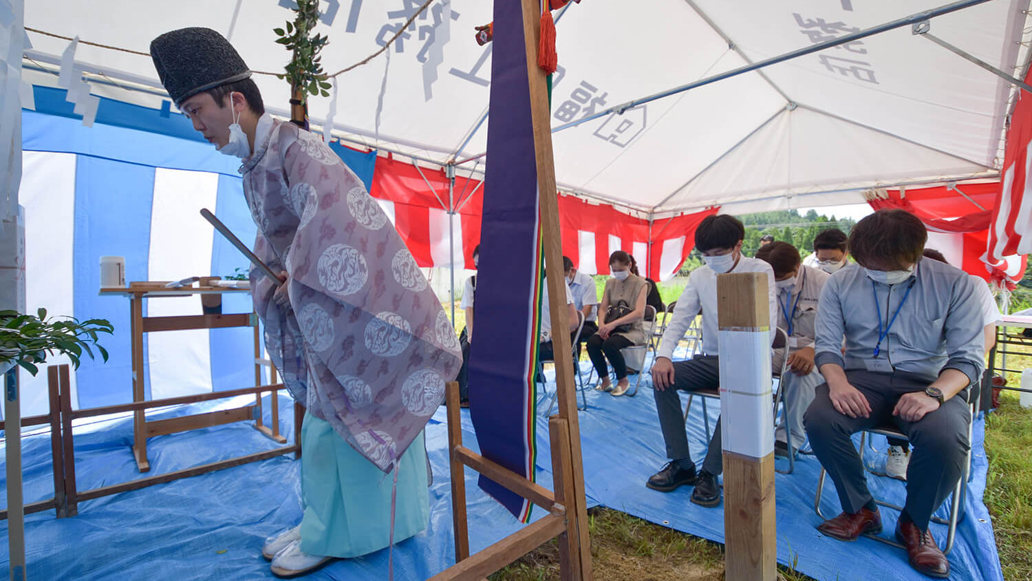 地鎮祭の意味や流れ、当日の服装や準備物【着工の前におこなわれる祭事】