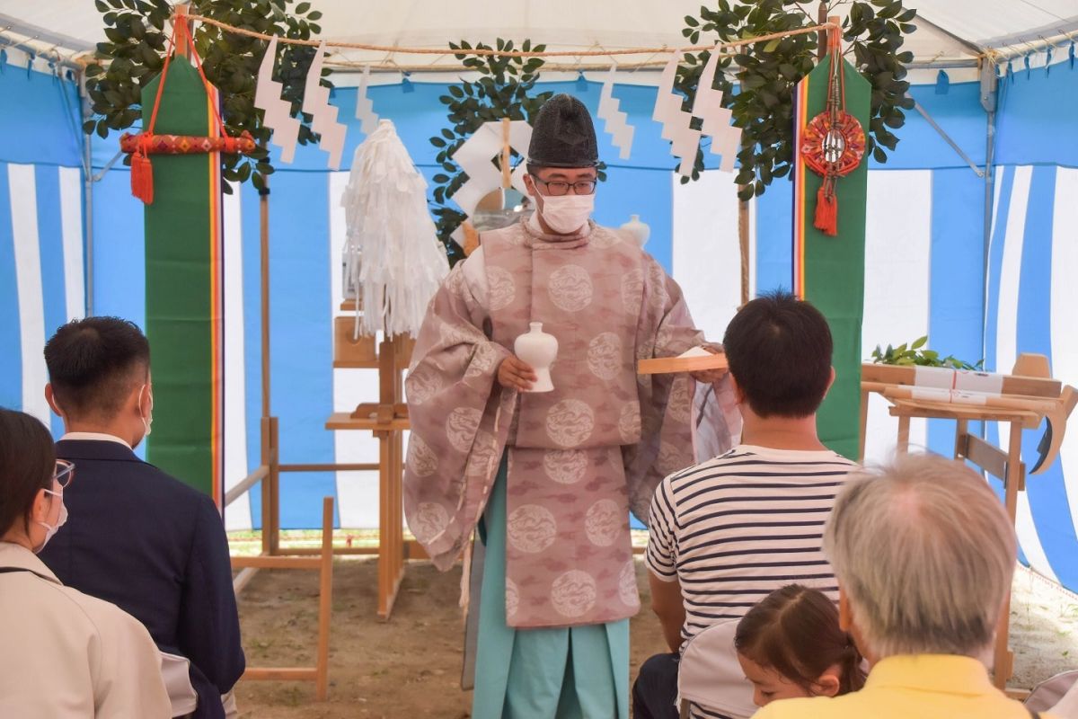 「福岡市早良区11」注文住宅現場リポート①【地鎮祭】