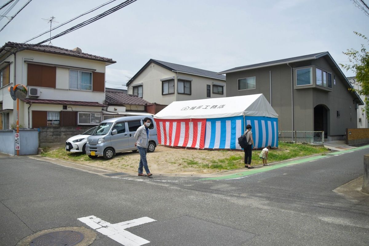 福岡県福岡市早良区11　注文住宅建築現場リポート①　～地鎮祭～