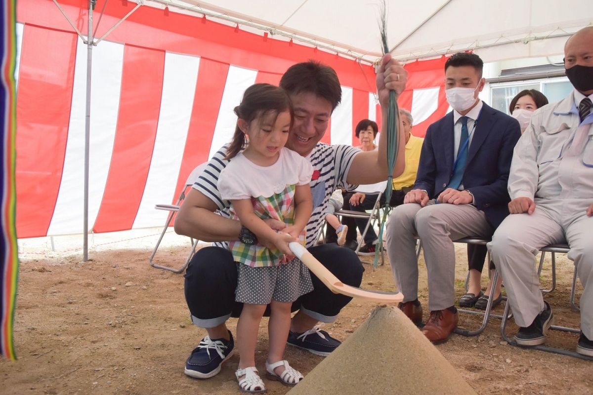 「福岡市早良区11」注文住宅現場リポート①【地鎮祭】
