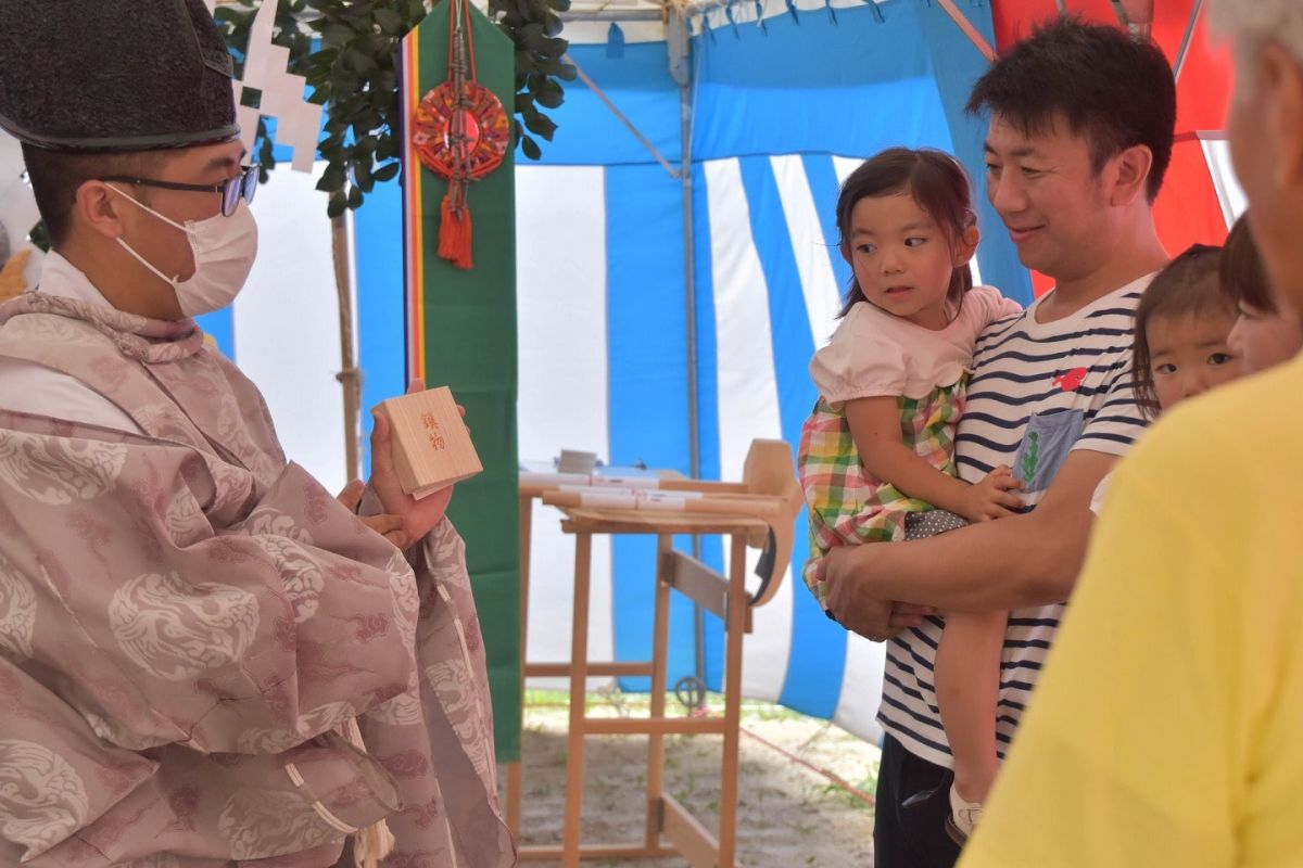 福岡県福岡市早良区11　注文住宅建築現場リポート①　～地鎮祭～