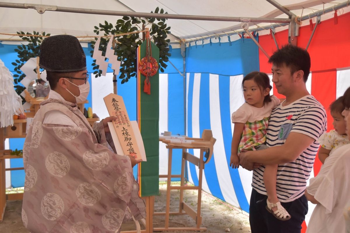 福岡県福岡市早良区11　注文住宅建築現場リポート①　～地鎮祭～