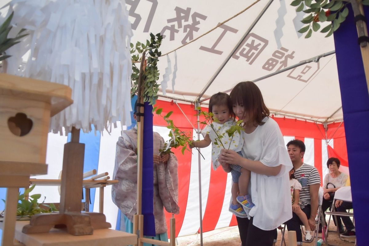 福岡県福岡市早良区11　注文住宅建築現場リポート①　～地鎮祭～