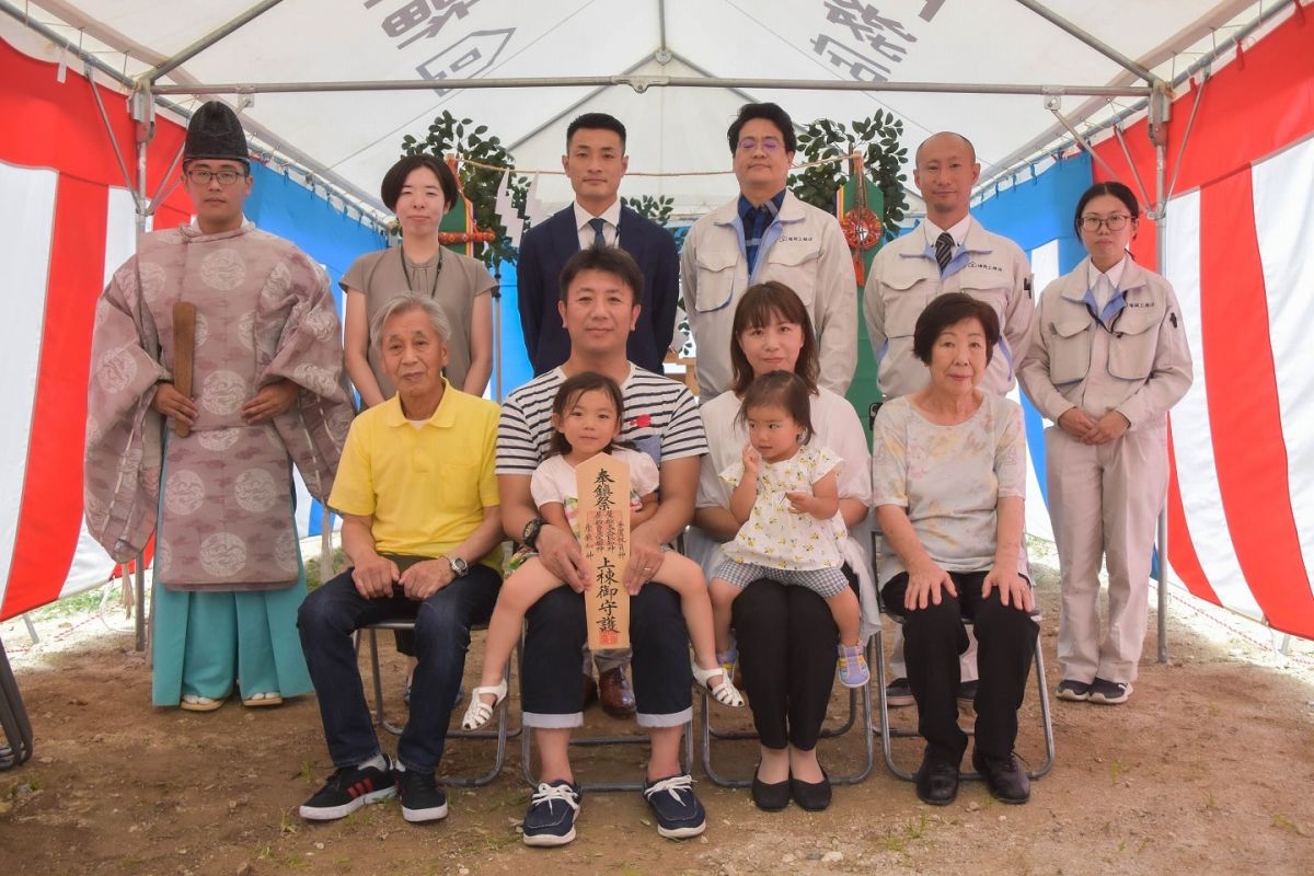 福岡県福岡市早良区11　注文住宅建築現場リポート①　～地鎮祭～