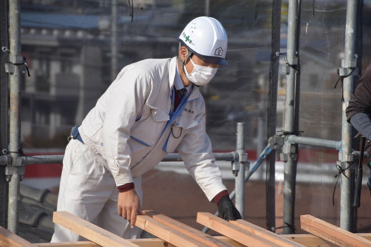 福岡県福岡市早良区次郎丸01　注文住宅建築現場リポート④　～上棟式・後半～