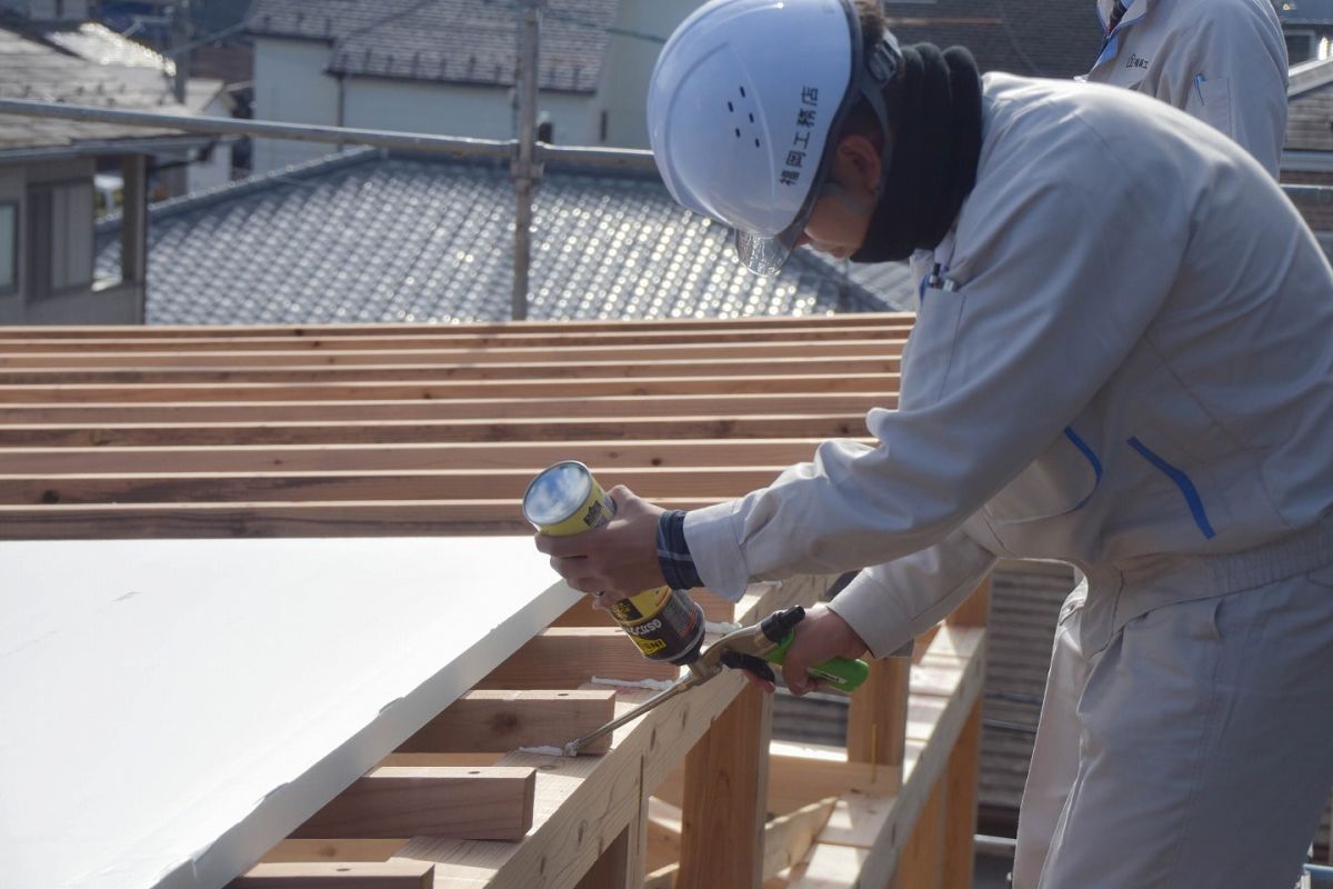 福岡県福岡市早良区次郎丸01　注文住宅建築現場リポート④　～上棟式・後半～