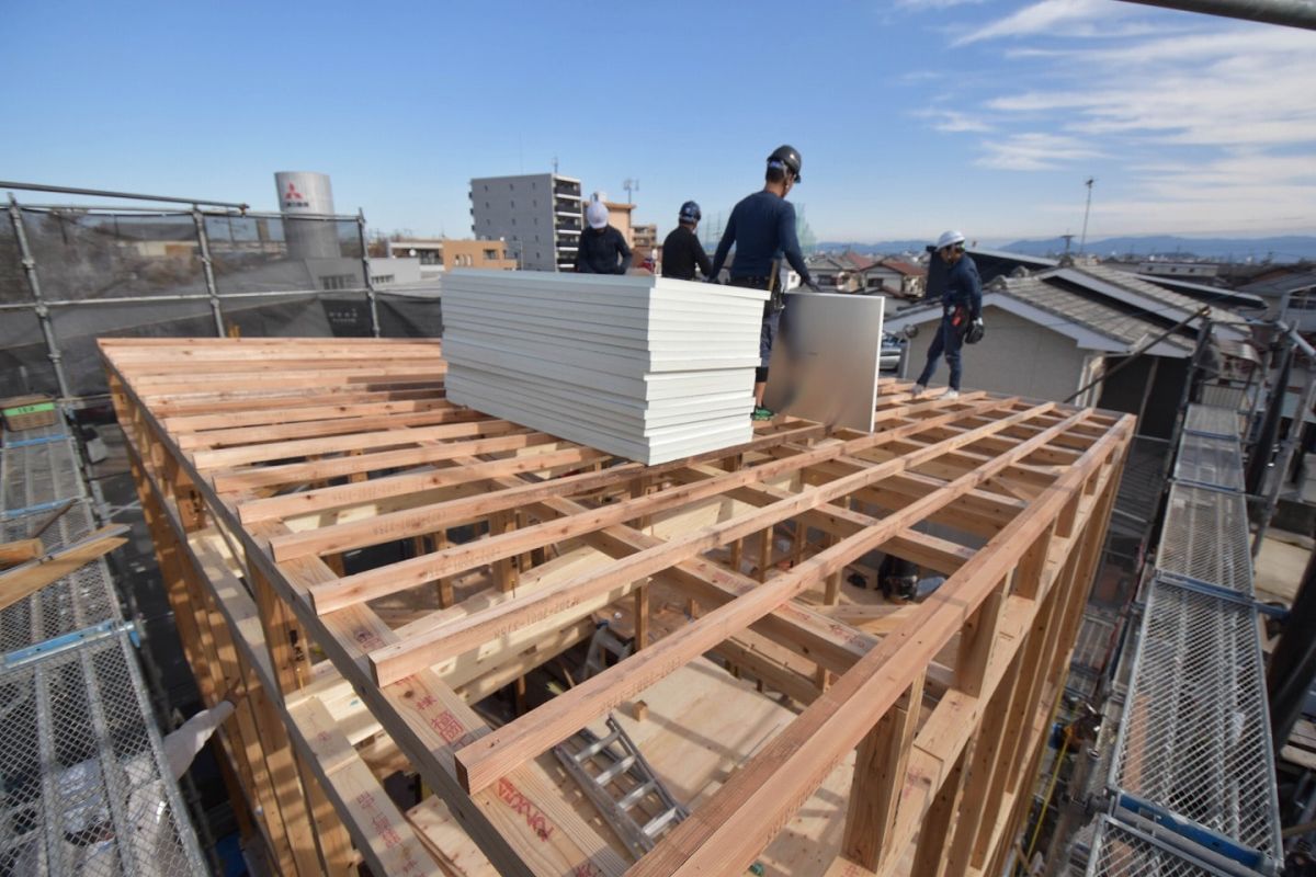 福岡県福岡市早良区次郎丸01　注文住宅建築現場リポート④　～上棟式・後半～