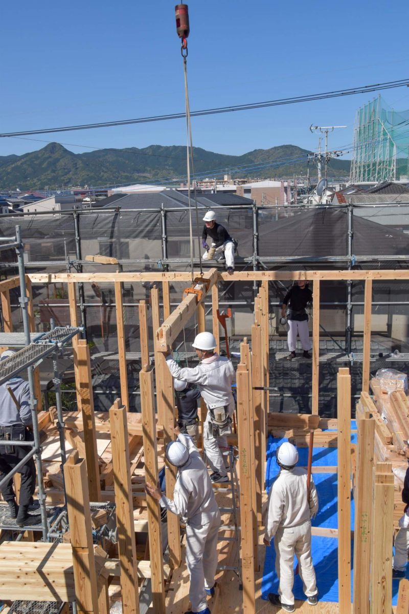 「福岡市早良区10」注文住宅現場リポート②【上棟式】