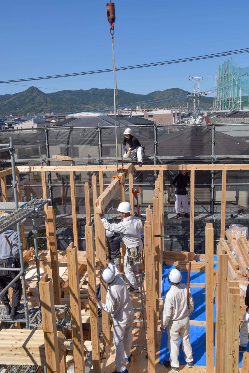 福岡県福岡市早良区10　注文住宅建築現場リポート②　～上棟式・前編～