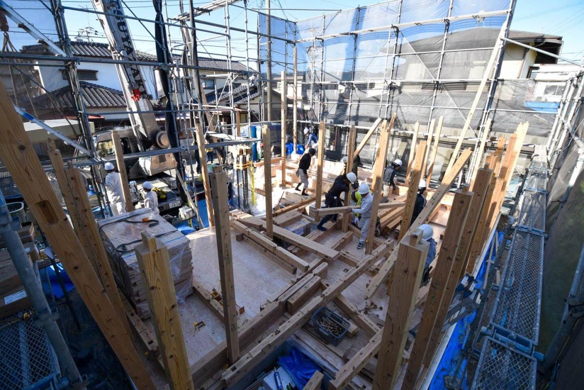 「福岡市早良区10」注文住宅現場リポート②【上棟式】