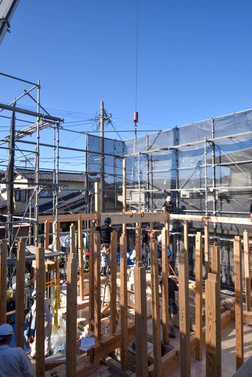 「福岡市早良区10」注文住宅現場リポート②【上棟式】