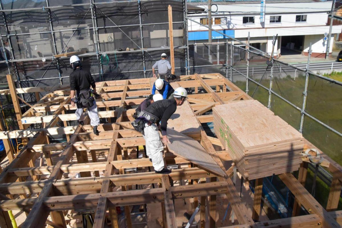 福岡県福岡市早良区10　注文住宅建築現場リポート②　～上棟式・前編～