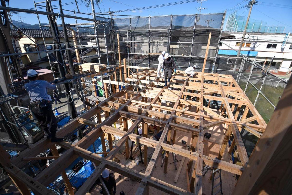 「福岡市早良区10」注文住宅現場リポート②【上棟式】