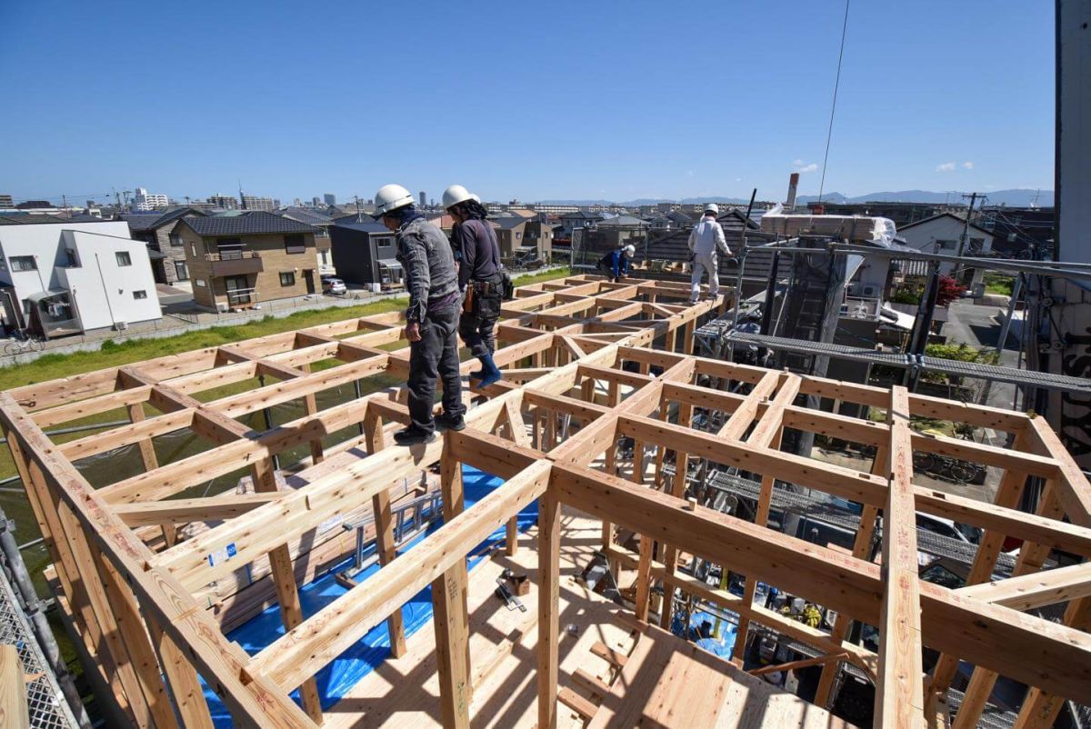 福岡県福岡市早良区10　注文住宅建築現場リポート②　～上棟式・前編～