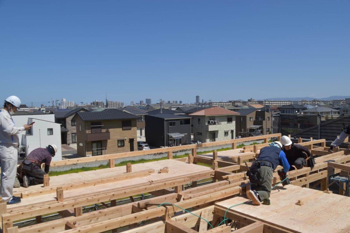 「福岡市早良区10」注文住宅現場リポート②【上棟式】