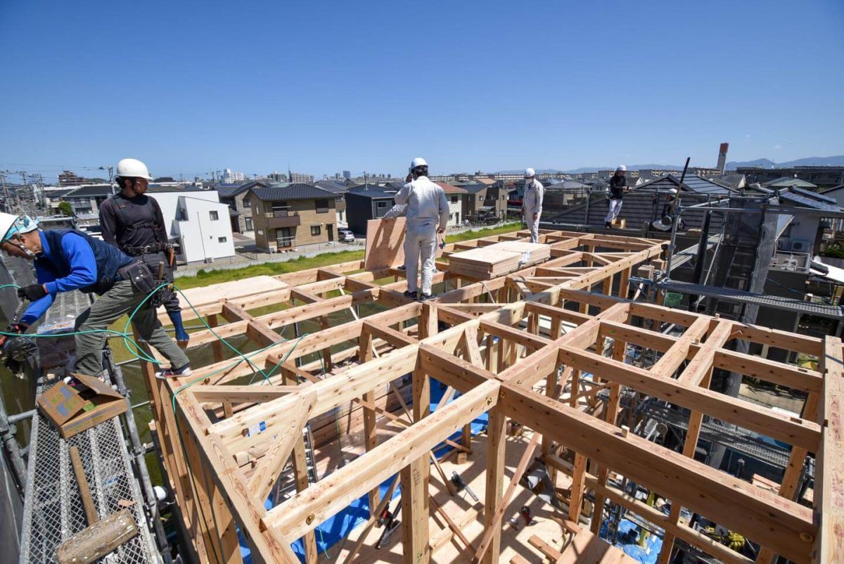 福岡県福岡市早良区10　注文住宅建築現場リポート②　～上棟式・前編～