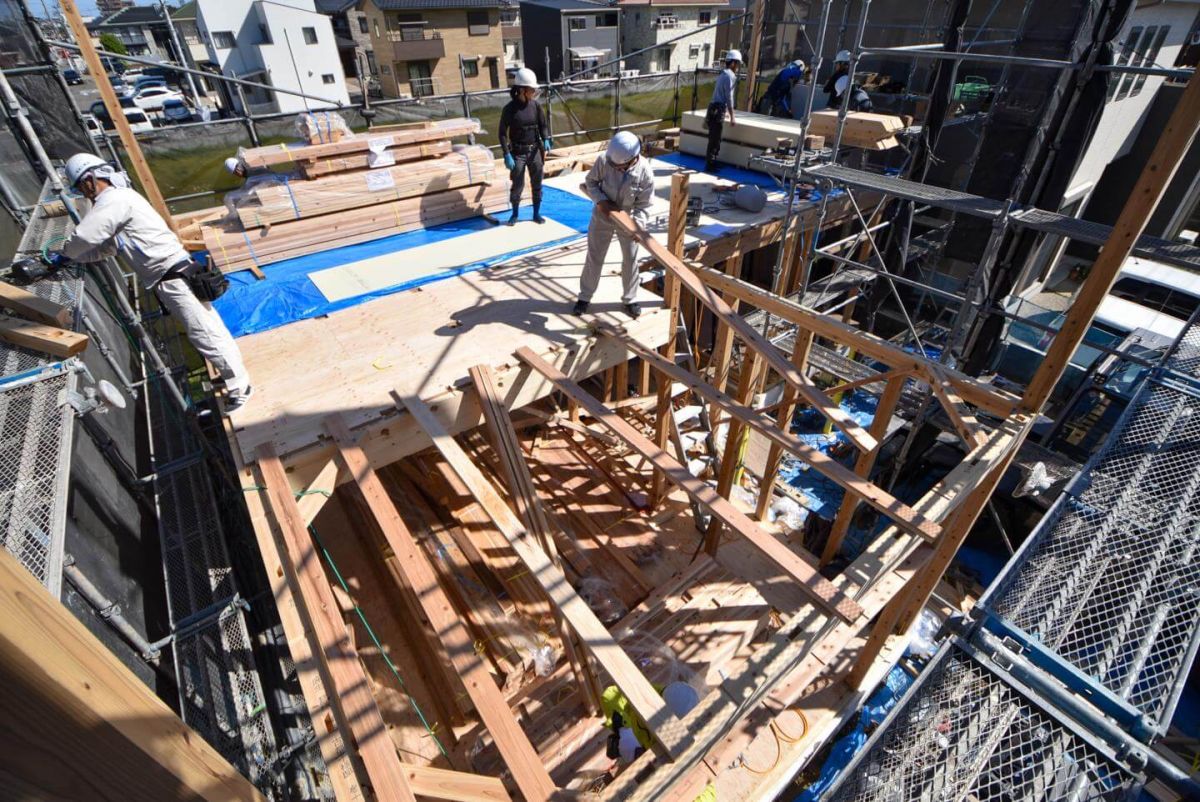 「福岡市早良区10」注文住宅現場リポート②【上棟式】