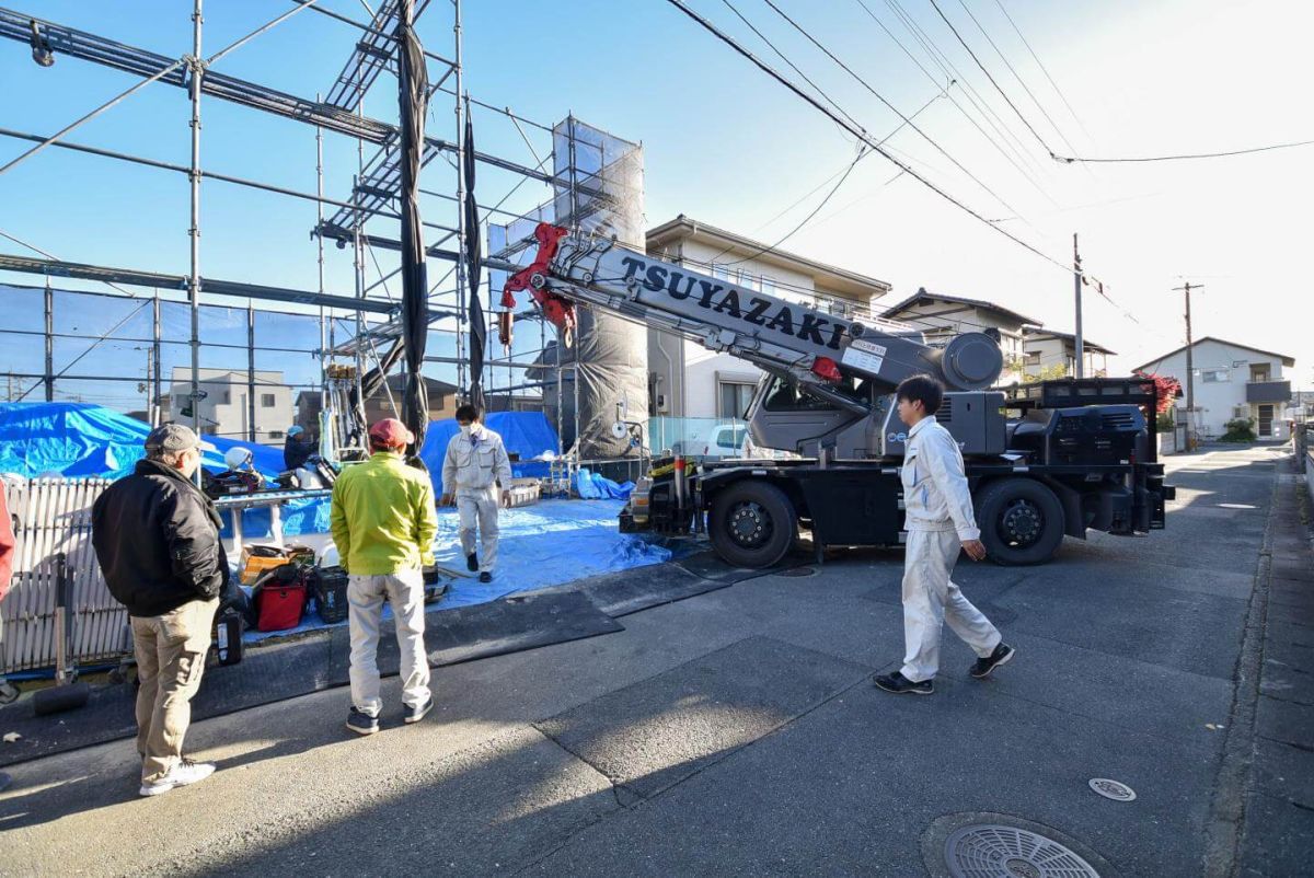 「福岡市早良区10」注文住宅現場リポート②【上棟式】