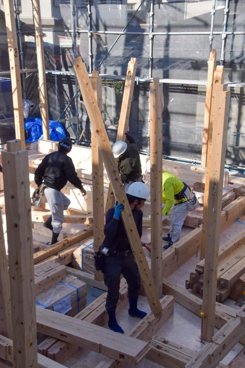 「福岡市早良区10」注文住宅現場リポート②【上棟式】