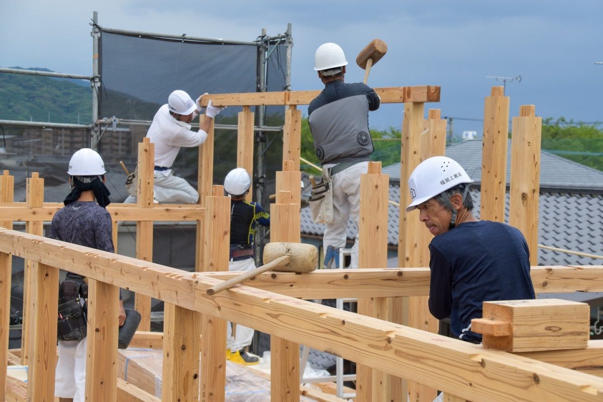 「那珂川市10」注文住宅現場リポート③【上棟式】