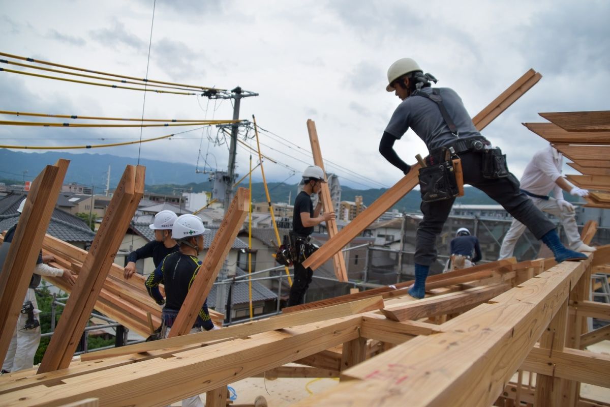 福岡県那珂川市10　注文住宅建築現場リポート③　～上棟式～