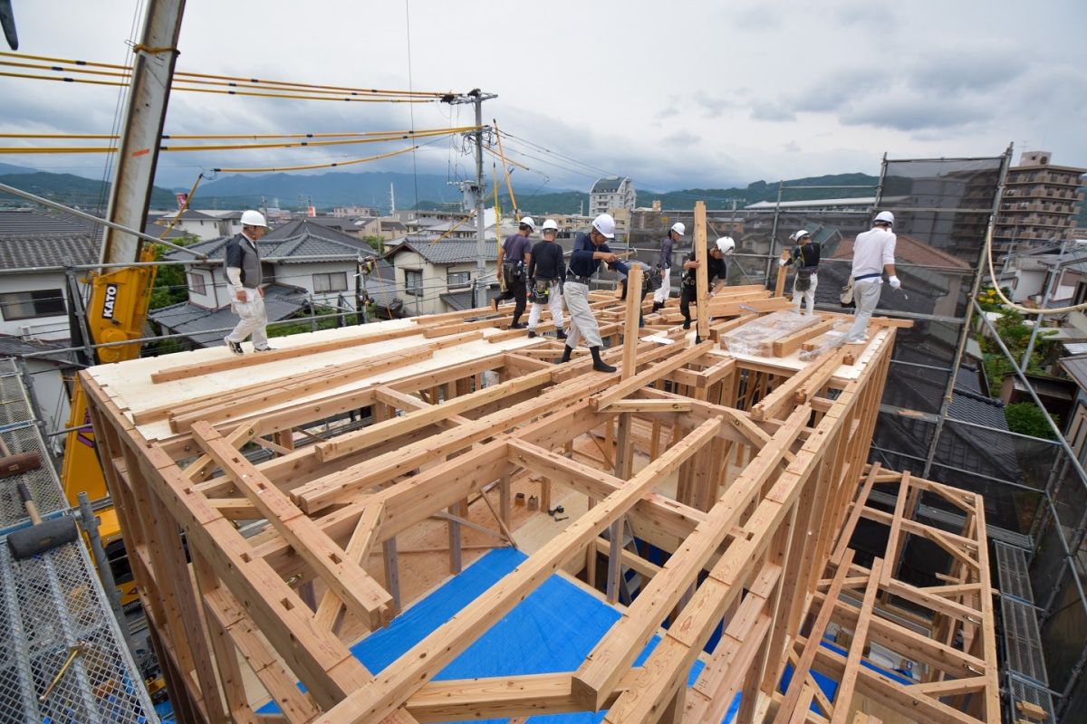 「那珂川市10」注文住宅現場リポート③【上棟式】