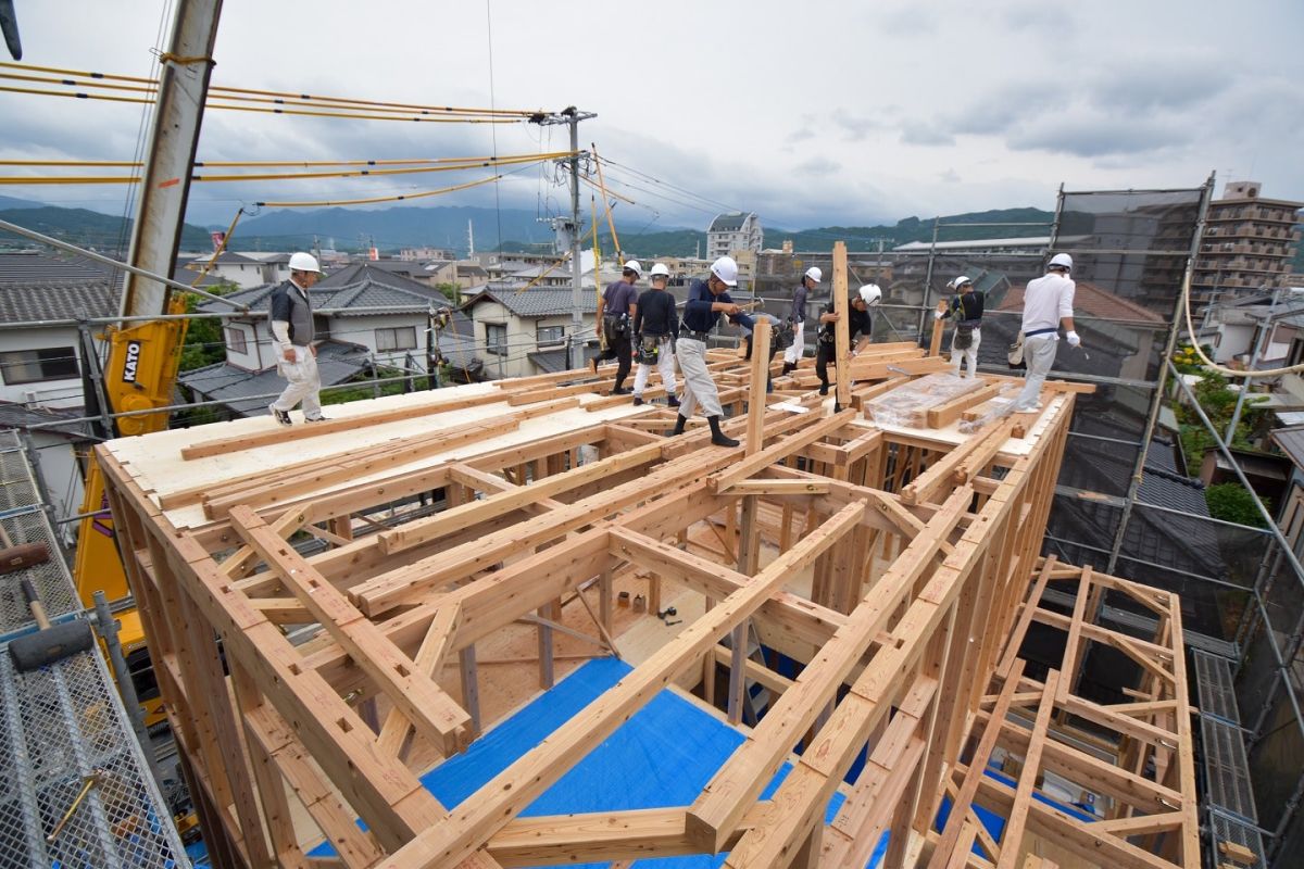 福岡県那珂川市10　注文住宅建築現場リポート③　～上棟式～