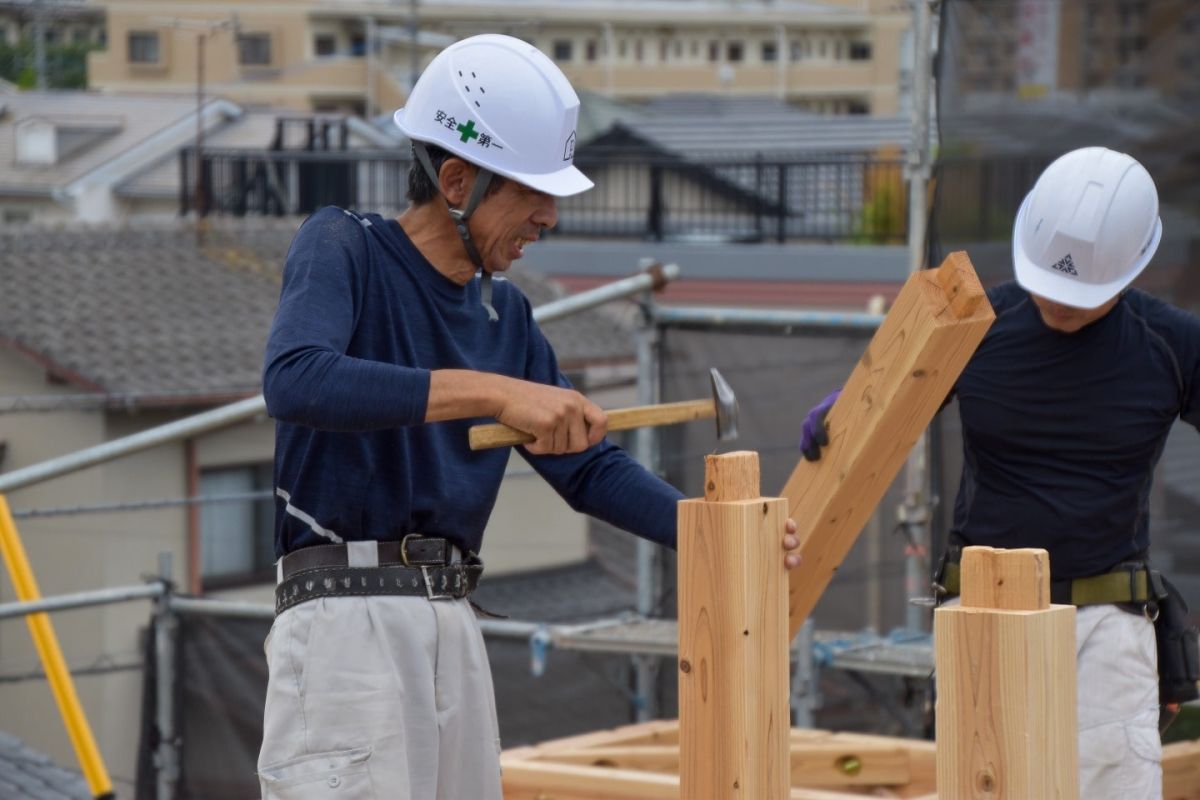 福岡県那珂川市10　注文住宅建築現場リポート③　～上棟式～