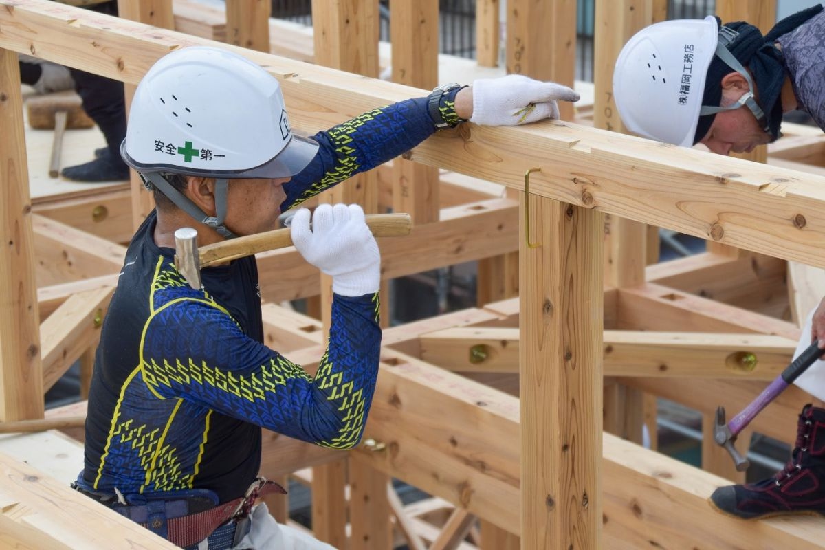 福岡県那珂川市10　注文住宅建築現場リポート③　～上棟式～