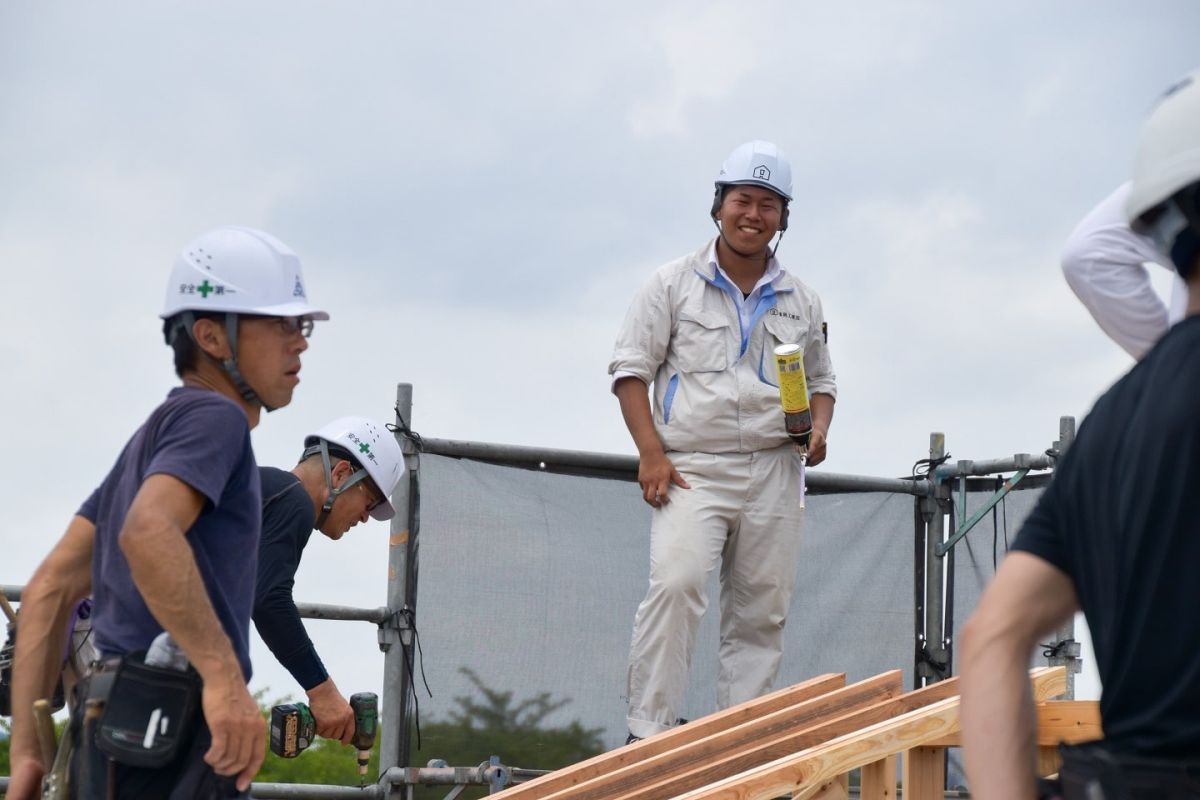 福岡県那珂川市10　注文住宅建築現場リポート③　～上棟式～