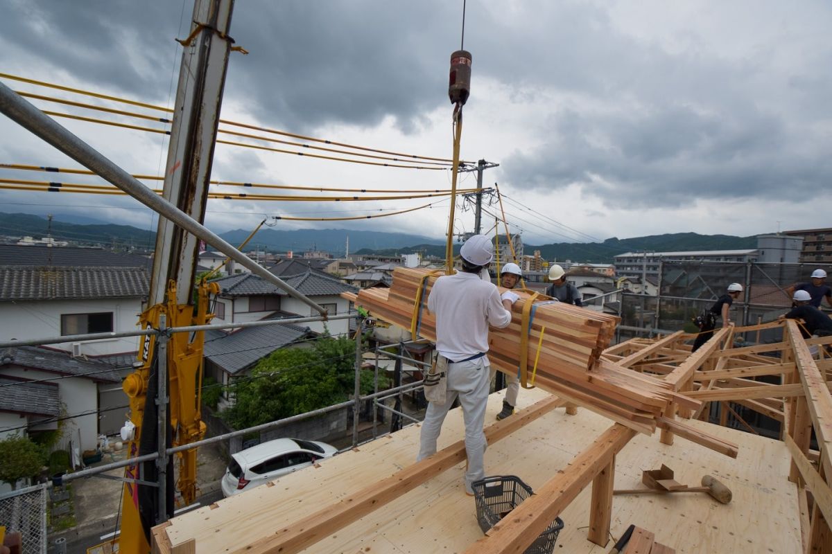 福岡県那珂川市10　注文住宅建築現場リポート③　～上棟式～