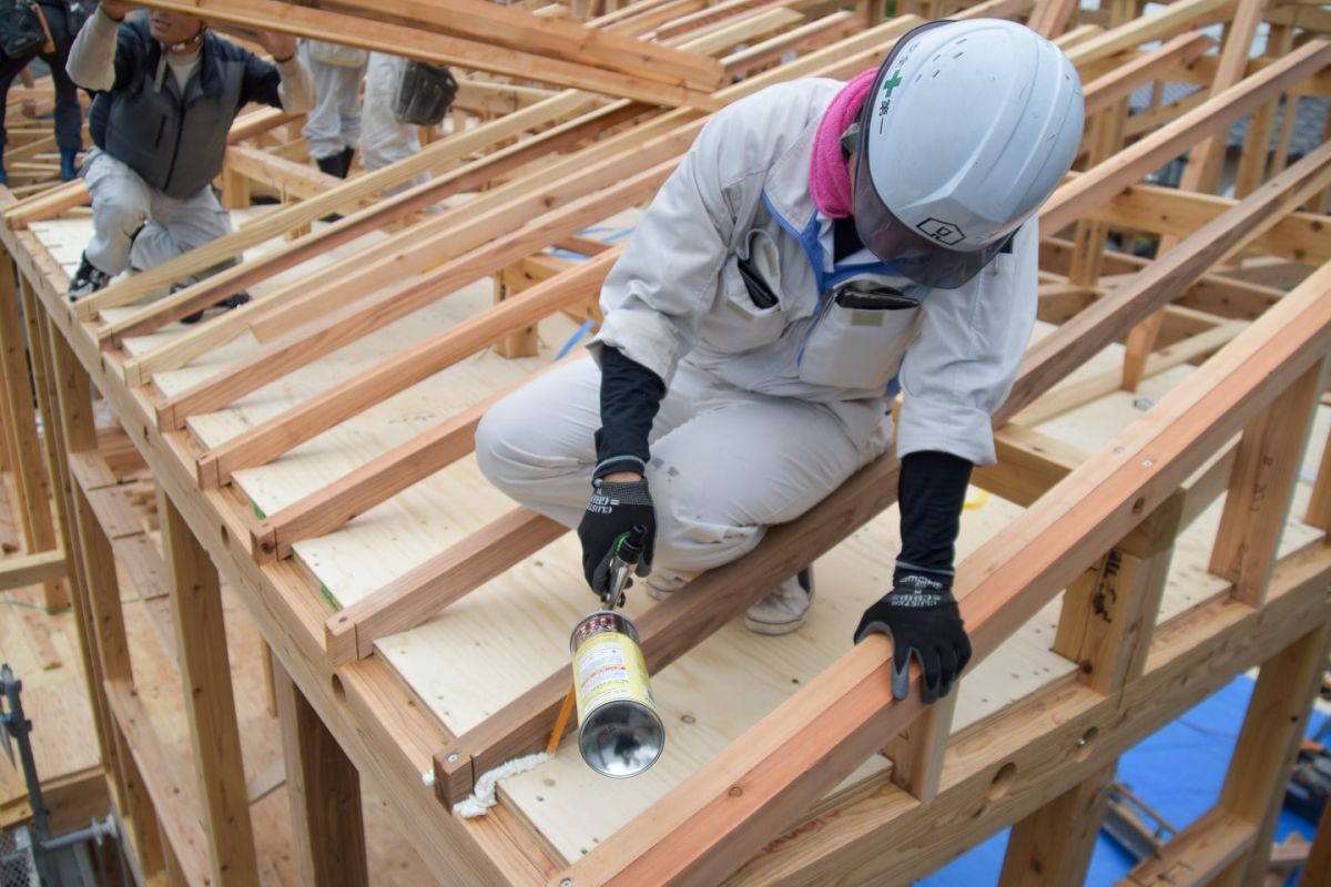 福岡県那珂川市10　注文住宅建築現場リポート③　～上棟式～