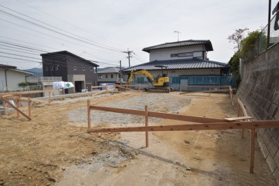 福岡県筑紫野市10　注文住宅建築現場リポート②　～基礎工事・根切り〜