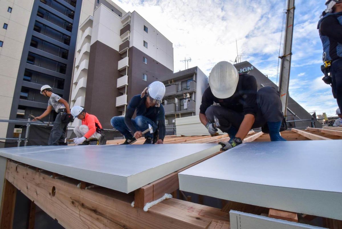 福岡県福岡市中央区04　注文住宅建築現場リポート④　～上棟式・後編〜