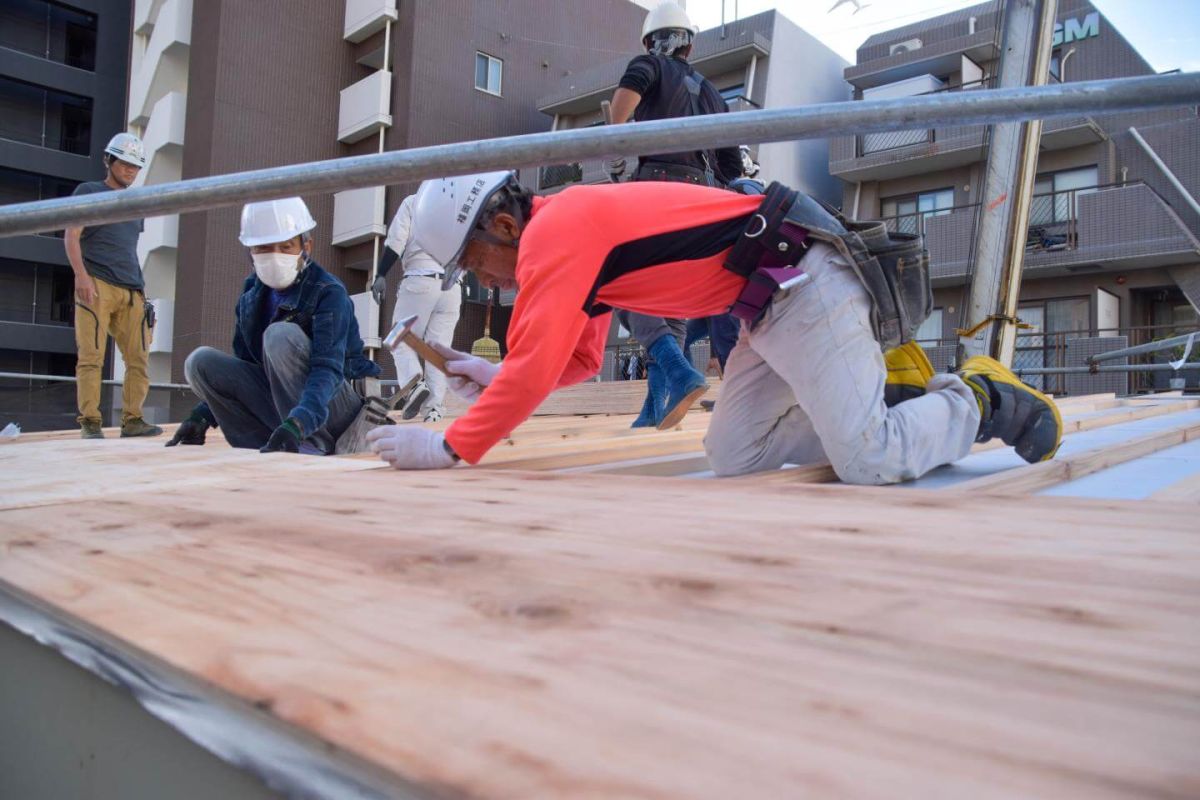 「福岡市中央区04」注文住宅現場リポート④【上棟式】