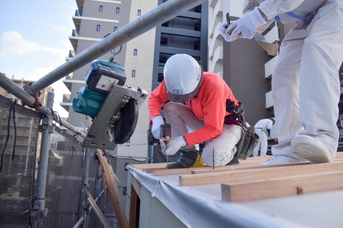 福岡県福岡市中央区04　注文住宅建築現場リポート④　～上棟式・後編〜