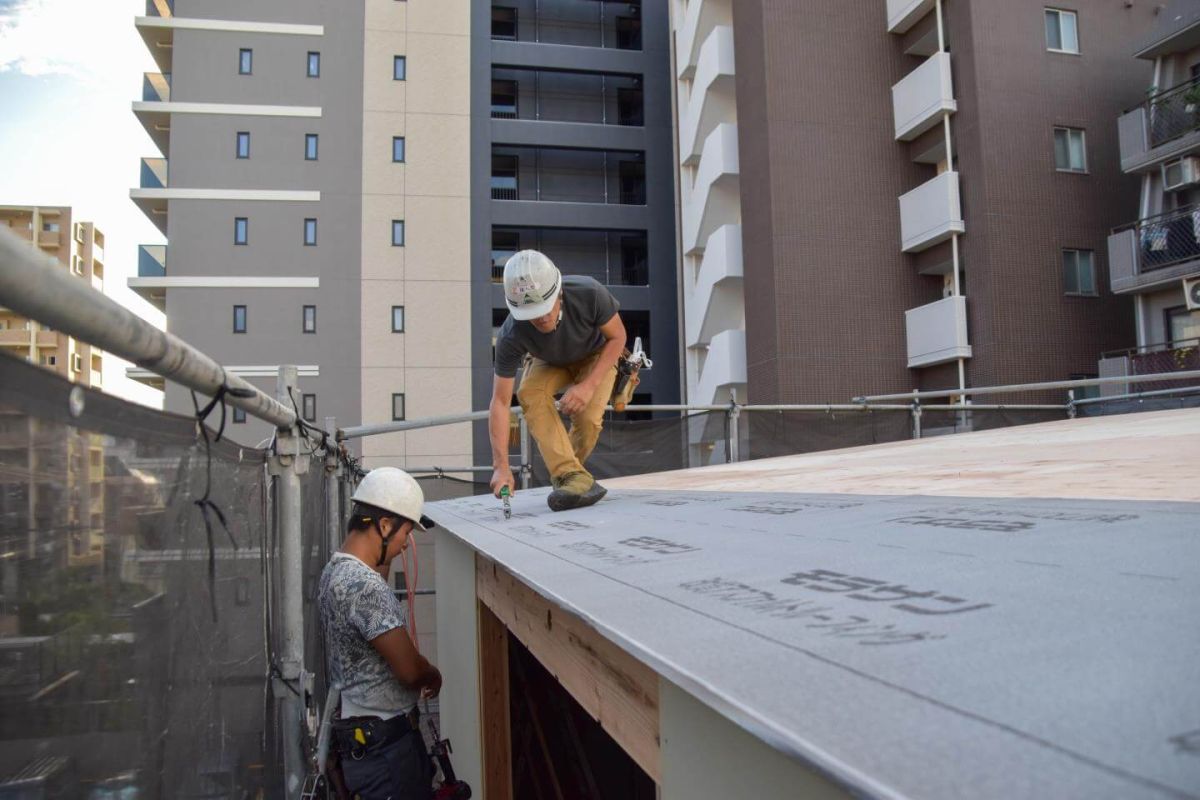 「福岡市中央区04」注文住宅現場リポート④【上棟式】