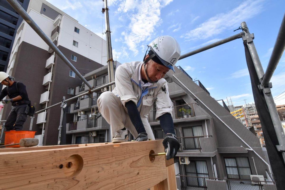 「福岡市中央区04」注文住宅現場リポート④【上棟式】