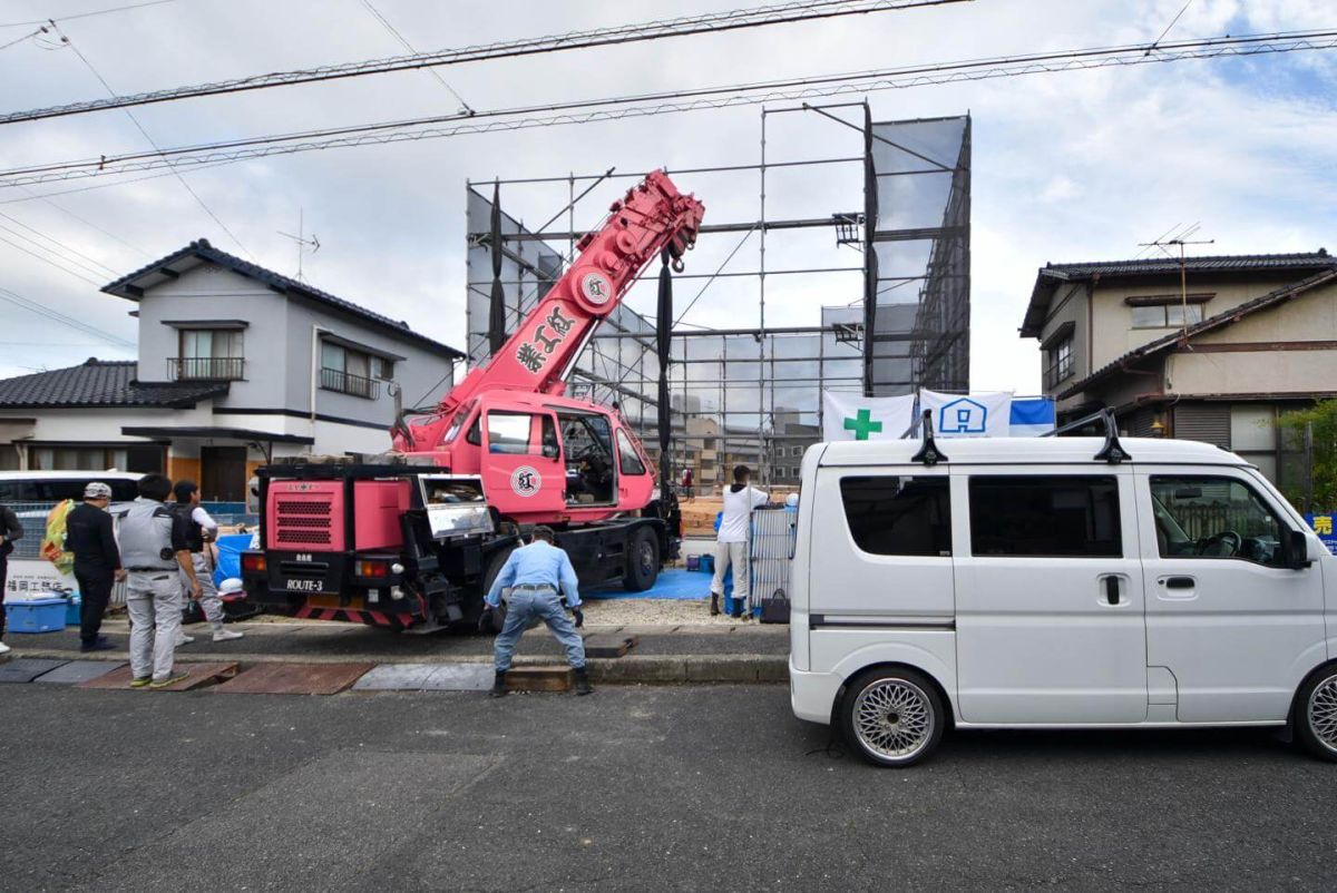 北九州市若松区二島01　注文住宅建築現場リポート③　～上棟式～