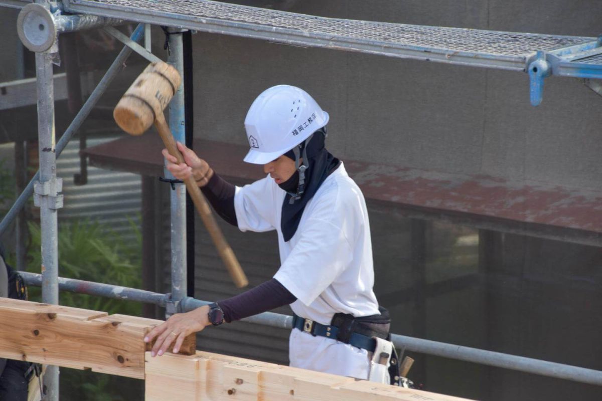 北九州市若松区二島01　注文住宅建築現場リポート③　～上棟式～