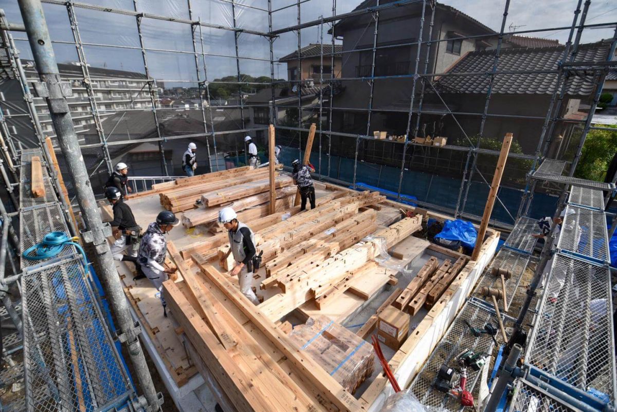 「北九州市若松区二島01」注文住宅現場リポート③【上棟式】