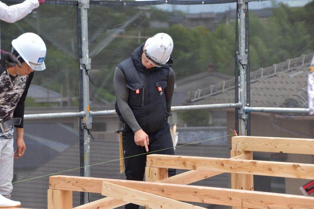 北九州市若松区二島01　注文住宅建築現場リポート③　～上棟式～