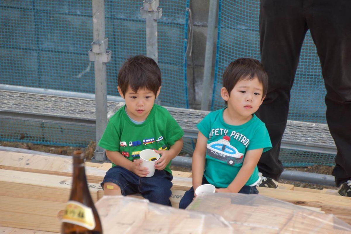 「北九州市若松区二島01」注文住宅現場リポート③【上棟式】