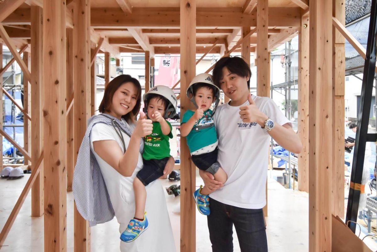 「北九州市若松区二島01」注文住宅現場リポート③【上棟式】