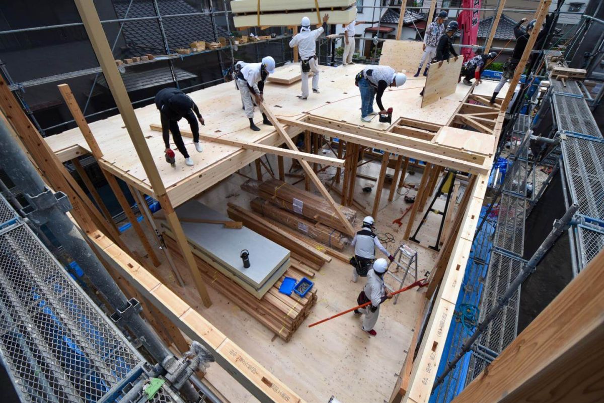 「北九州市若松区二島01」注文住宅現場リポート③【上棟式】