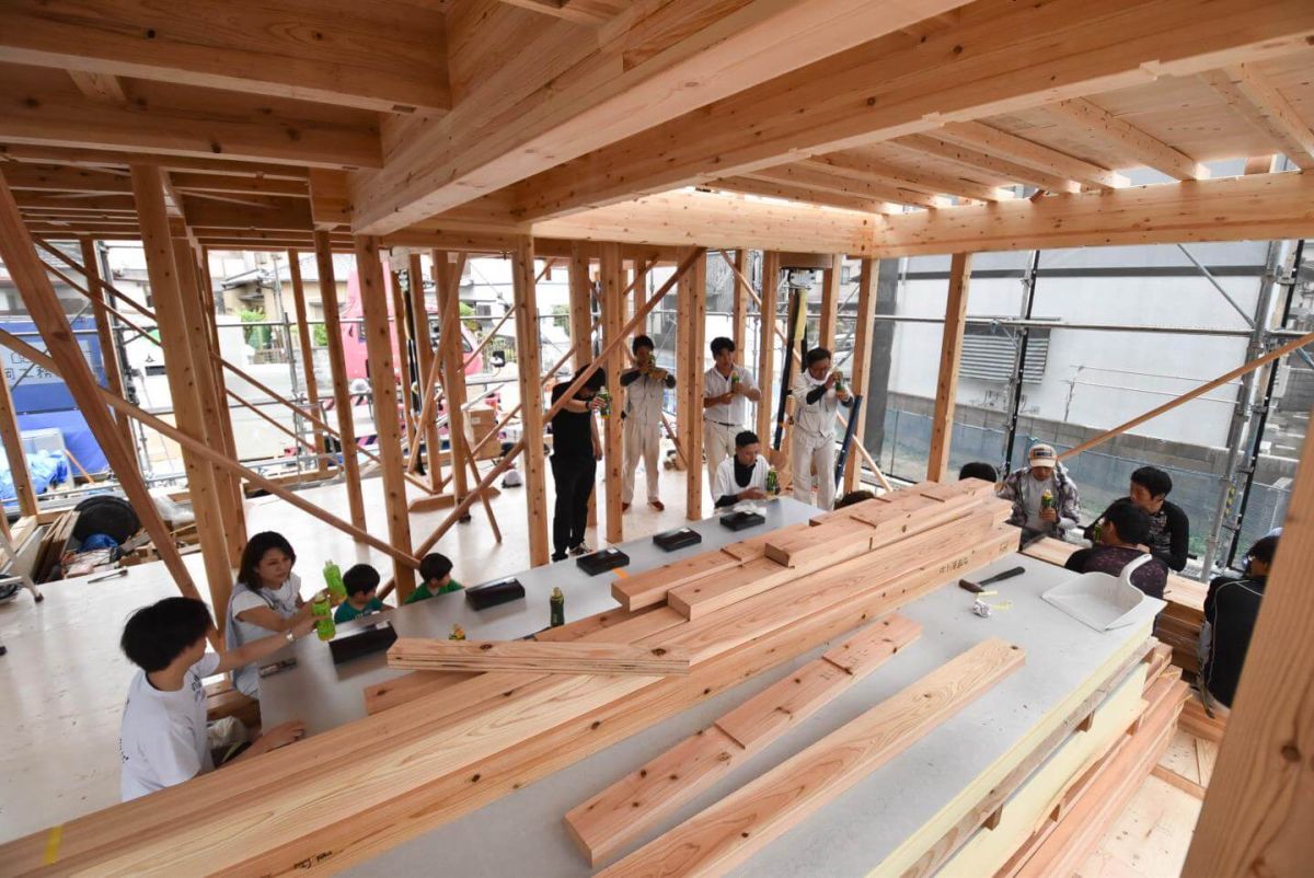 「北九州市若松区二島01」注文住宅現場リポート③【上棟式】