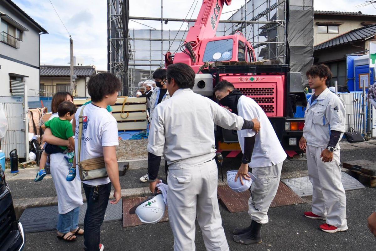 北九州市若松区二島01　注文住宅建築現場リポート③　～上棟式～